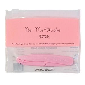 NIB No Mo-Stache Portable Facial Razor